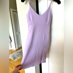 Lilac bodycon dress